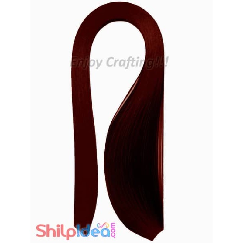 Quilling Paper Strips - Dark Brown - 3mm
